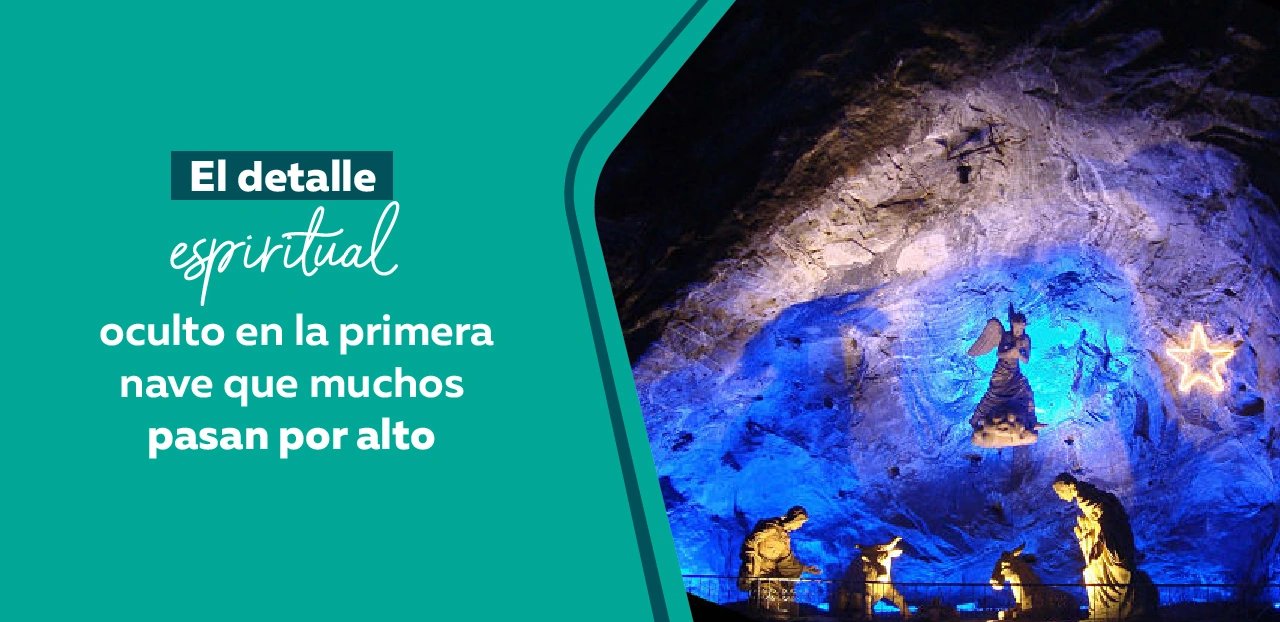 El detalle espiritual oculto en la primera nave de la Catedral de Sal de Zipaquirá