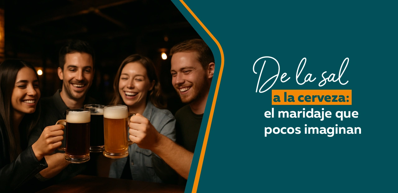 De la sal a la cerveza: el maridaje que pocos imaginan