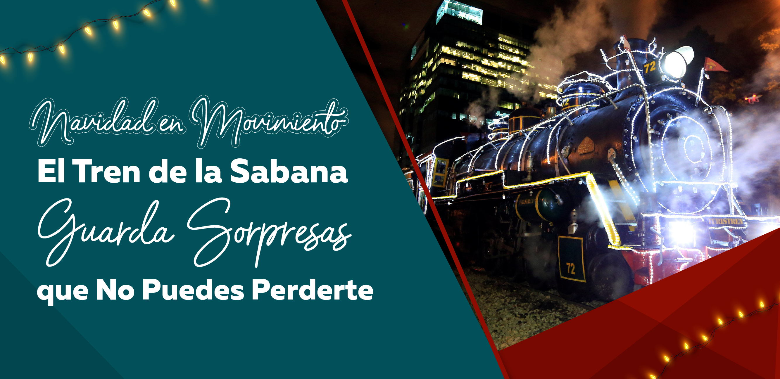 Navidad en Movimiento, El Tren de la Sabana Guarda Sorpresas que No Puedes Perderte