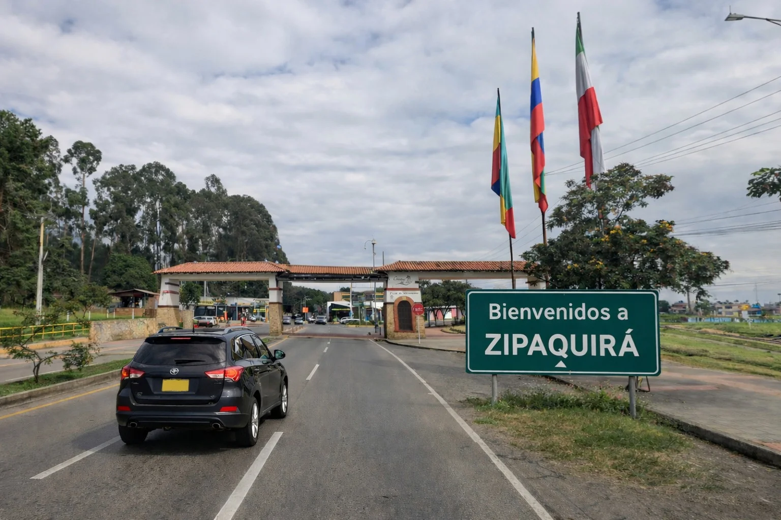 Ruta en carro a Zipaquira