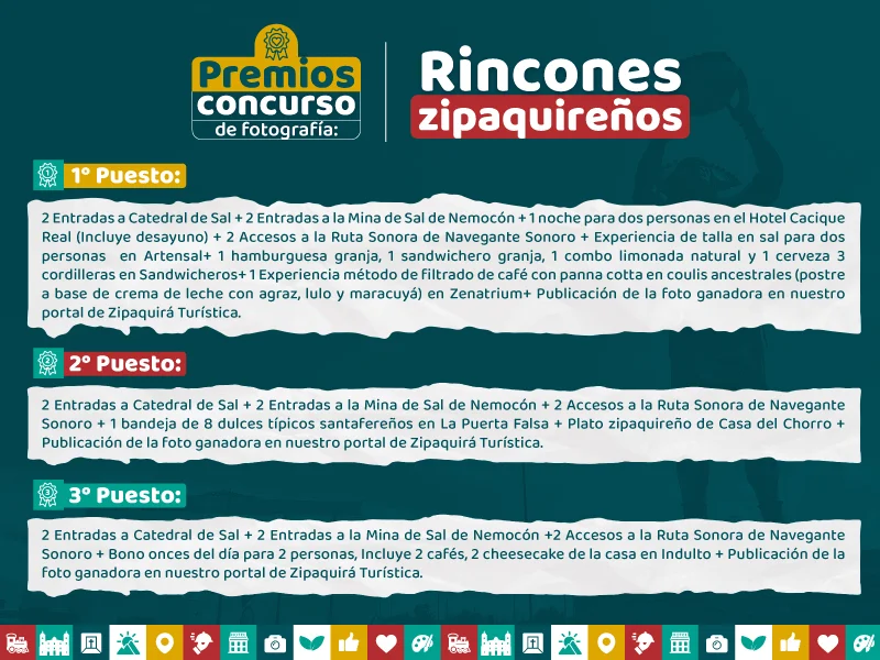 Premios concurso de intagram
